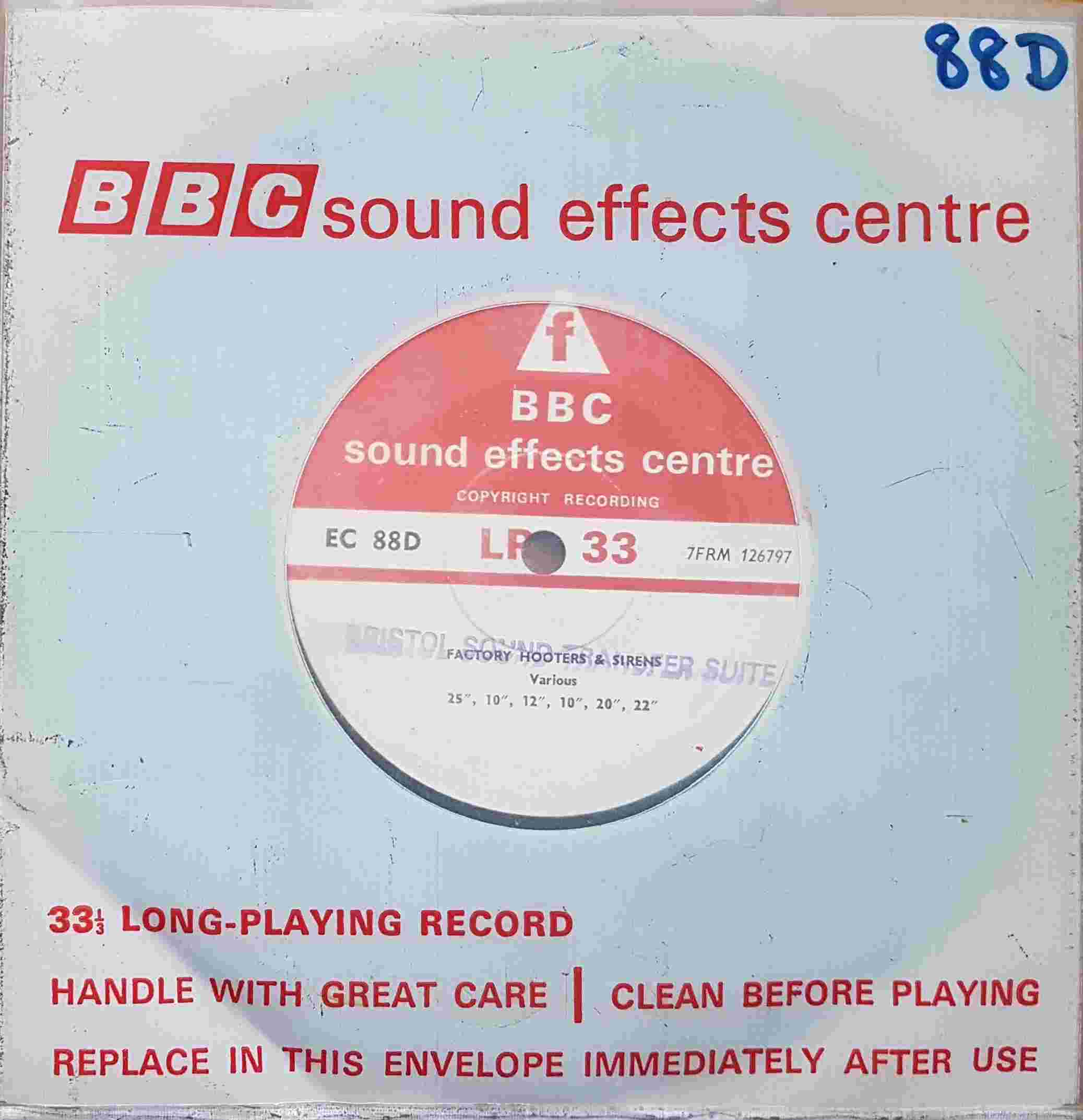 Picture of EC 88D Factory hooters & sirens by artist Not registered from the BBC records and Tapes library